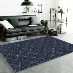 Crystal Velvet Abstract Pattern Carpet for Living Room