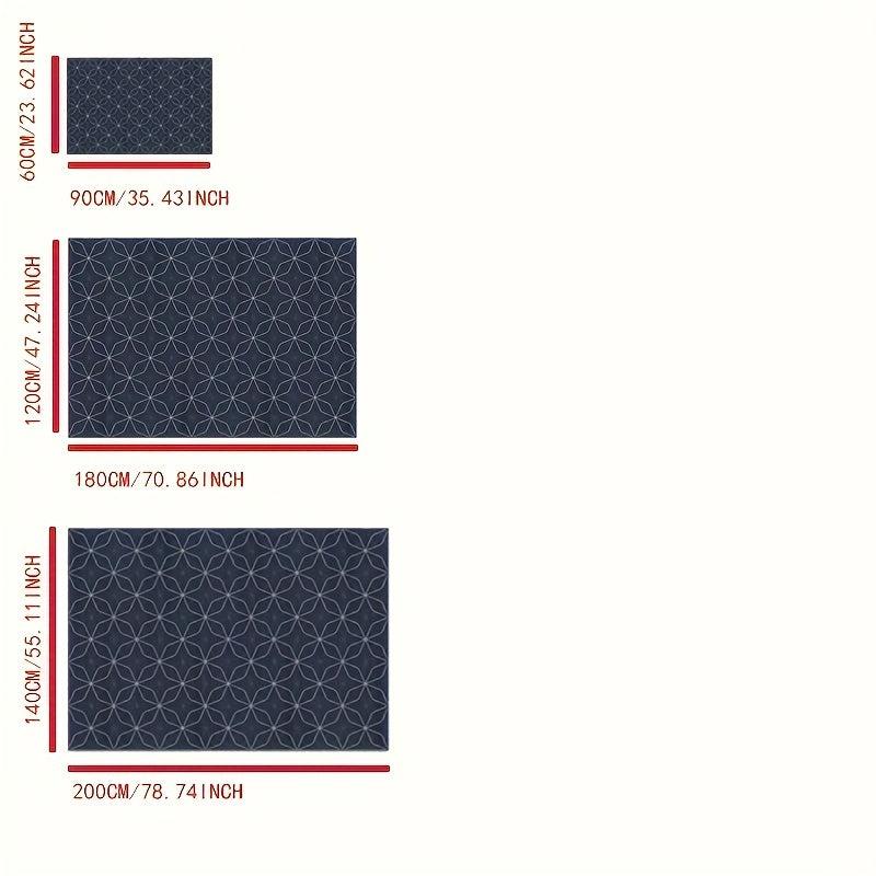 Crystal Velvet Abstract Pattern Carpet for Living Room