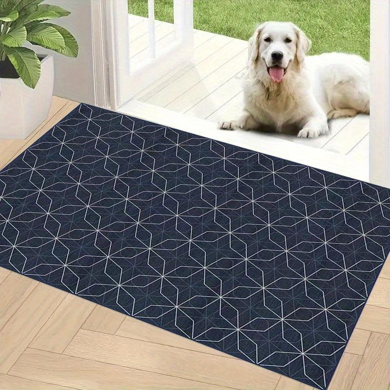 Crystal Velvet Abstract Pattern Carpet for Living Room