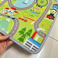Kids Carpet City Traffic Play Floor Mat Kindergarten Early Education Blanket