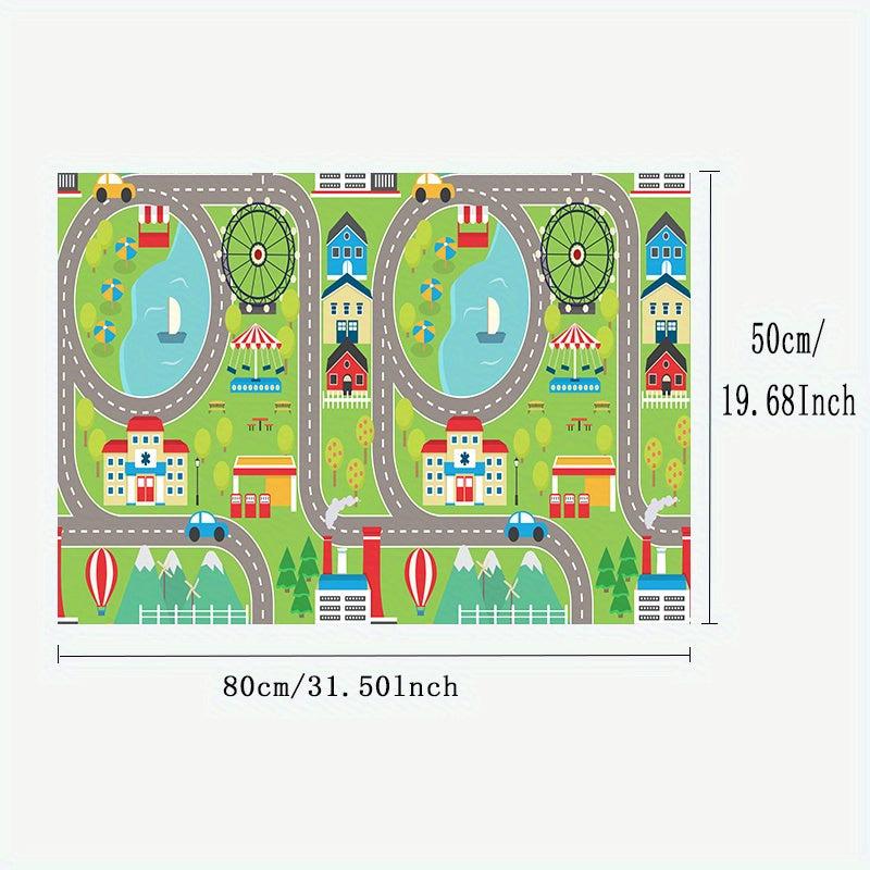 Kids Carpet City Traffic Play Floor Mat Kindergarten Early Education Blanket
