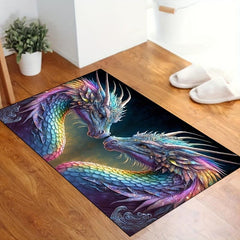 Chinese Dragon HD Printed Carpet for Children's Room