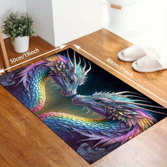 Chinese Dragon HD Printed Carpet for Children's Room
