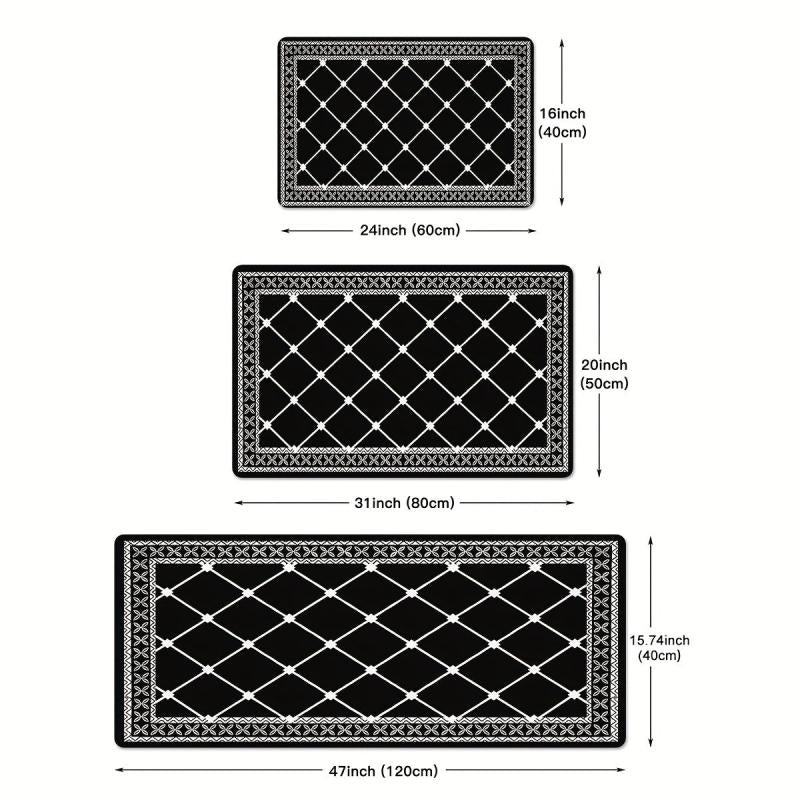 1pc Anti Fatigue Mats For Kitchen Floor Kitchen Mat Waterproof No Slip Cushioned