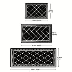 1pc Anti Fatigue Mats For Kitchen Floor Kitchen Mat Waterproof No Slip Cushioned