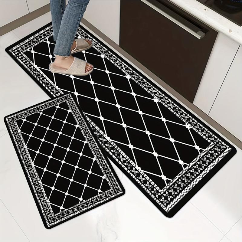 1pc Anti Fatigue Mats For Kitchen Floor Kitchen Mat Waterproof No Slip Cushioned