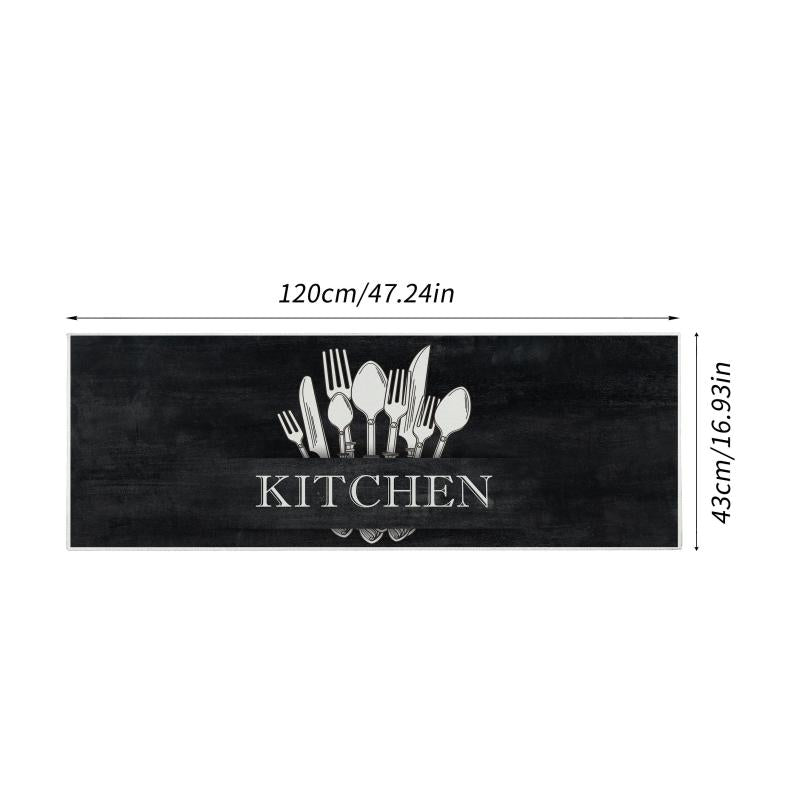 Anti Fatigue Kitchen Rug Set Soft Cushioned Waterproof Non Slip Absorbent