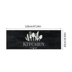 Anti Fatigue Kitchen Rug Set Soft Cushioned Waterproof Non Slip Absorbent