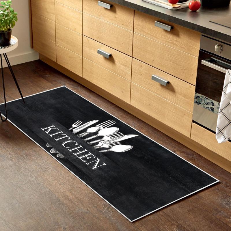 Anti Fatigue Kitchen Rug Set Soft Cushioned Waterproof Non Slip Absorbent