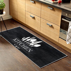 Anti Fatigue Kitchen Rug Set Soft Cushioned Waterproof Non Slip Absorbent