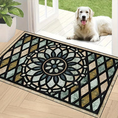 Turquoise Door Mat Front Door Welcome Mat Outdoor For Home Entrance