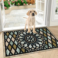 Turquoise Door Mat Front Door Welcome Mat Outdoor For Home Entrance