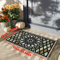 Turquoise Door Mat Front Door Welcome Mat Outdoor For Home Entrance