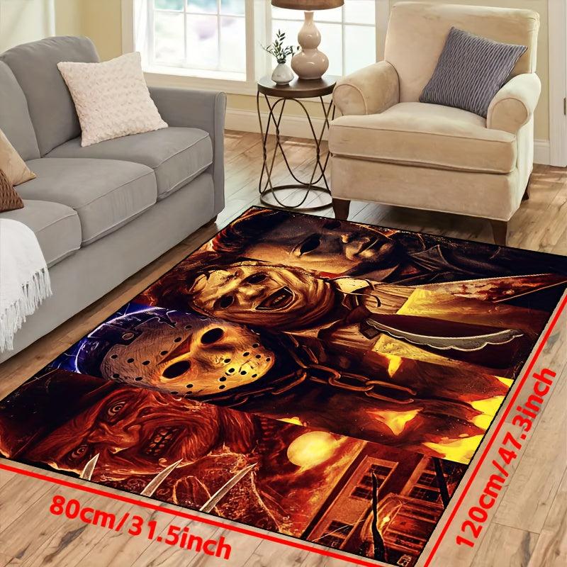 Horror Anime Carpet Halloween Movie Character Floor Rug