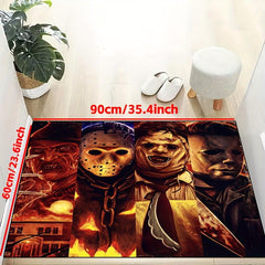 Horror Anime Carpet Halloween Movie Character Floor Rug