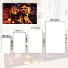 Horror Anime Carpet Halloween Movie Character Floor Rug
