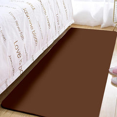 Velvet Printed Anti fatigue Kitchen Carpet Set Non slip Waterproof