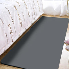 Velvet Printed Anti fatigue Kitchen Carpet Set Non slip Waterproof