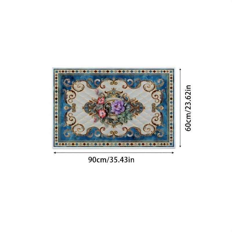 Bohemian Traditional Area Rug for Home Entryway Living Room Bedroom Non Slip Rug