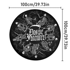 Gothic Skull Area Rug Soft Non-slip Washable Halloween Decor Carpet
