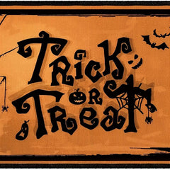 Halloween Door Mat Outdoor Trick Or Treat Doormat Rubber Non Slip Backing Funny