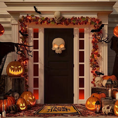 Halloween Door Mat Outdoor Trick Or Treat Doormat Rubber Non Slip Backing Funny