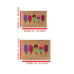Summer Holiday Absorbent Non-slip Indoor Entrance Door Carpet