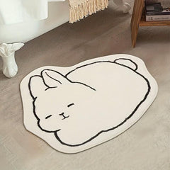 Soft Fluffy Shaggy Rug Non Slip 31.5 x 31