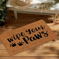 Dirt Resistant Welcome Doormat Low Pile Indoor Outdoor Entrance Mat