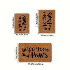 Dirt Resistant Welcome Doormat Low Pile Indoor Outdoor Entrance Mat