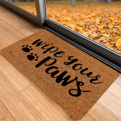 Dirt Resistant Welcome Doormat Low Pile Indoor Outdoor Entrance Mat