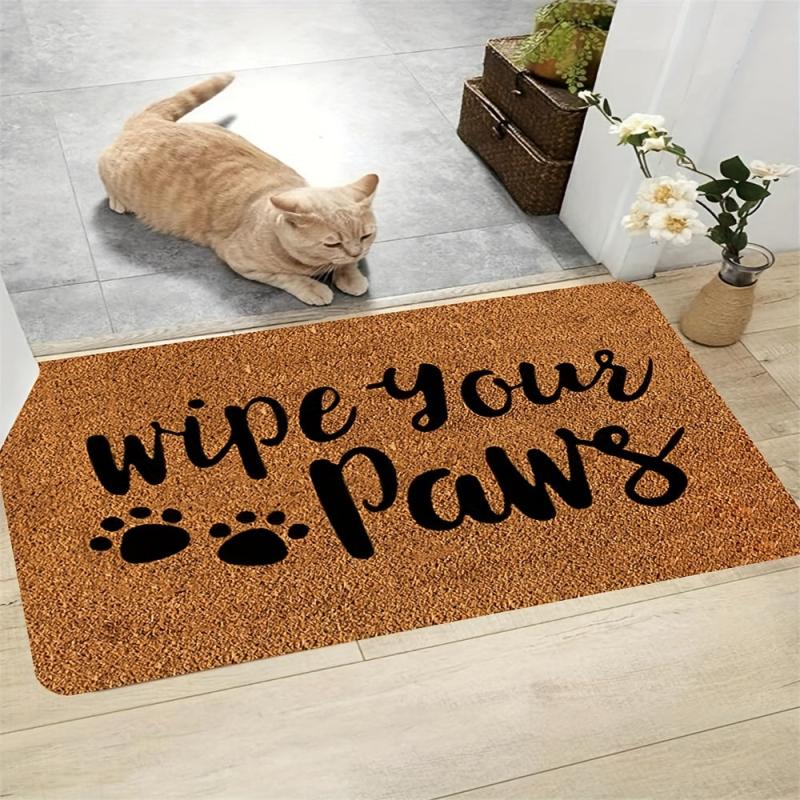 Dirt Resistant Welcome Doormat Low Pile Indoor Outdoor Entrance Mat