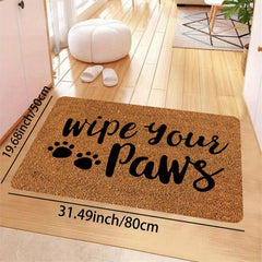 Dirt Resistant Welcome Doormat Low Pile Indoor Outdoor Entrance Mat