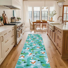 Non Slip Laundry Room Area Rug Soft Machine Washable Stair Carpet Runner