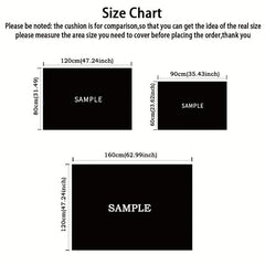 3D Series Pattern Printing Carpet Non Slip Floor Mat