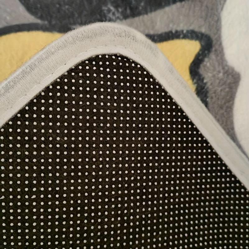 Cat Pattern Floor Mat Soft Non slip Bath Rug Machine Washable Bathroom Decor