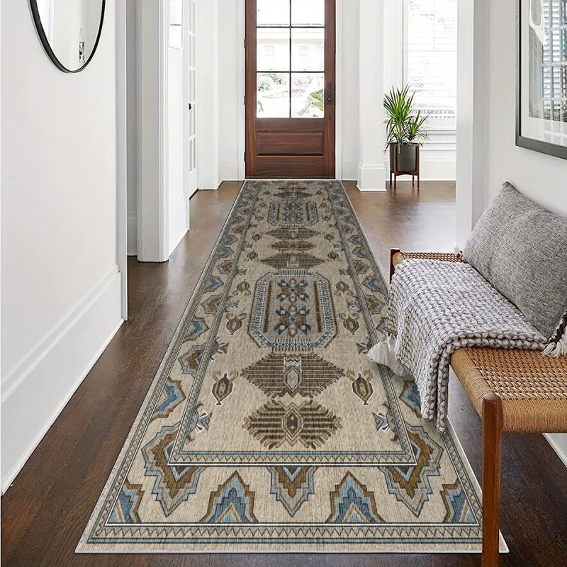 Vintage Oriental Hallway Rug Runner Kitchen Mat Non Slip Stair Carpet Runner