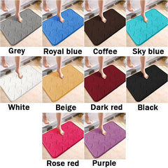 Soft Non Slip Bath Rug Absorbent Carpet Machine Washable Mat for Home