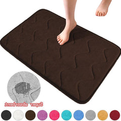 Soft Non Slip Bath Rug Absorbent Carpet Machine Washable Mat for Home