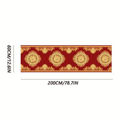 Moroccan Long Corridor Rug Retro Art Carpet Bohemian Soft Mat