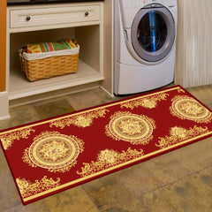 Moroccan Long Corridor Rug Retro Art Carpet Bohemian Soft Mat