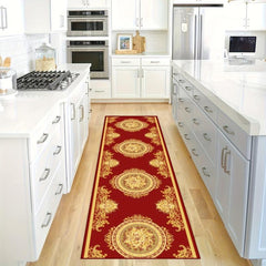 Moroccan Long Corridor Rug Retro Art Carpet Bohemian Soft Mat