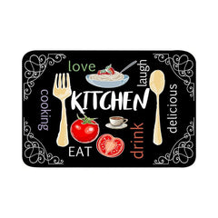 Print Kitchen Mat Bedroom Entrance Door Mat Living Room Rugs Bathroom Mat