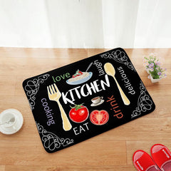 Print Kitchen Mat Bedroom Entrance Door Mat Living Room Rugs Bathroom Mat