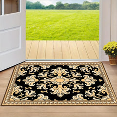 Vintage Boho Rubber Anti Slip Door Mat Absorbent Bath Mat