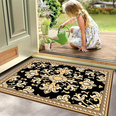 Vintage Boho Rubber Anti Slip Door Mat Absorbent Bath Mat