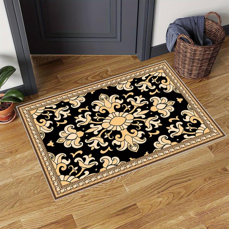 Vintage Boho Rubber Anti Slip Door Mat Absorbent Bath Mat