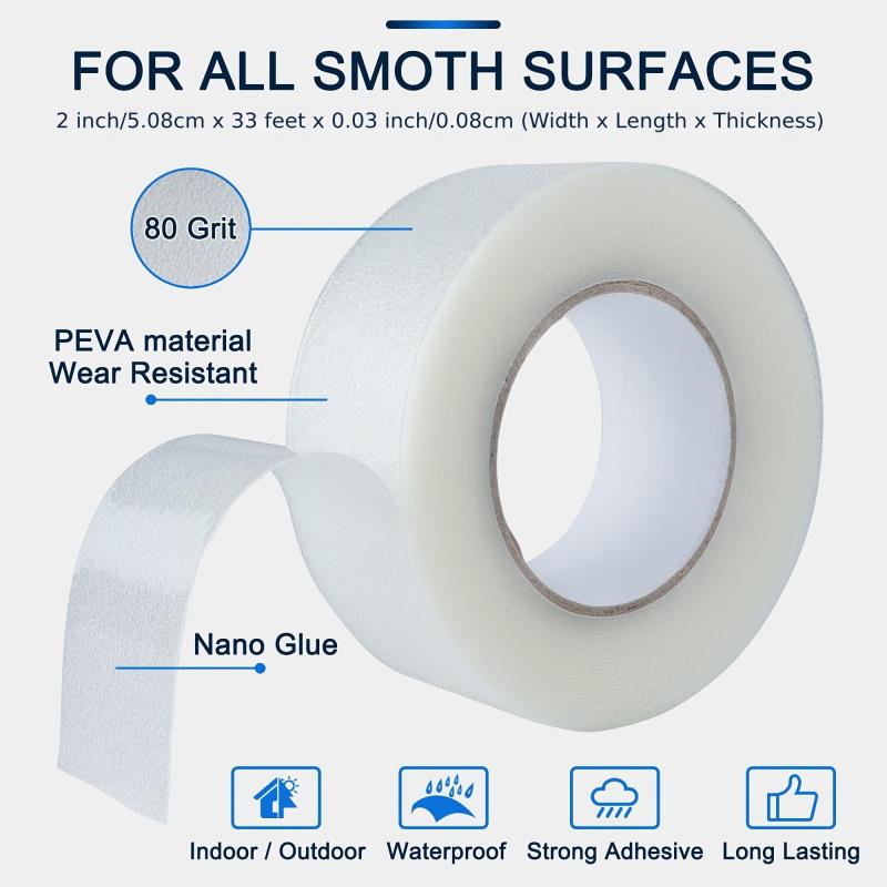 1pc Anti Slip PEVA Tape Clear Strong Adhesive