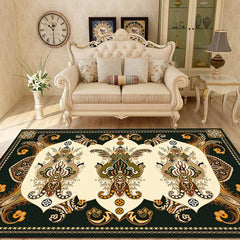 Persian Anti fatigue Kitchen Mat Vintage Boho Anti Slip Polyester Carpet
