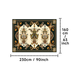 Persian Anti fatigue Kitchen Mat Vintage Boho Anti Slip Polyester Carpet
